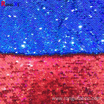 5MM Dream laser bling navy blue sequin fabric